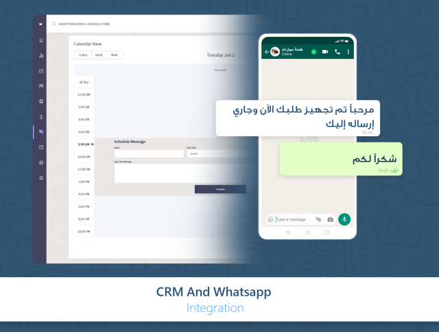 CRM and WhatsApp Integration solution